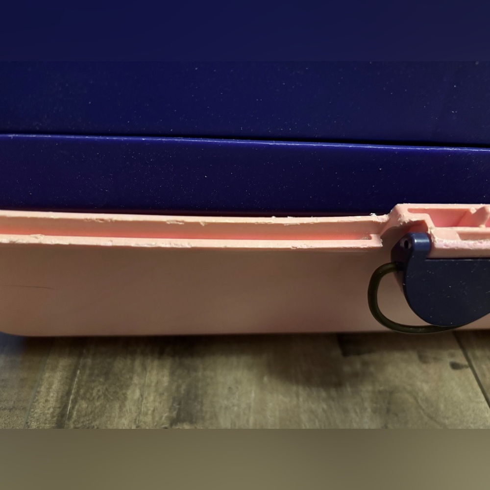Vintage Caboodles 3 Tier Makeup Travel Case w/Vanity Mirror Pink & Purple READ - Picture 8 of 12